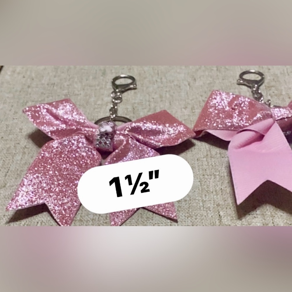 Source Unknown Pink Glitter Bow Key Holder - Picture 6 of 13